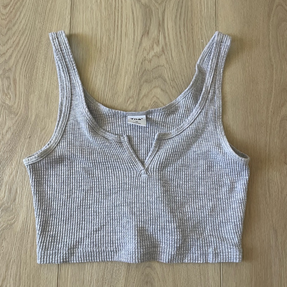 Aritzia TNA waffle knit tank